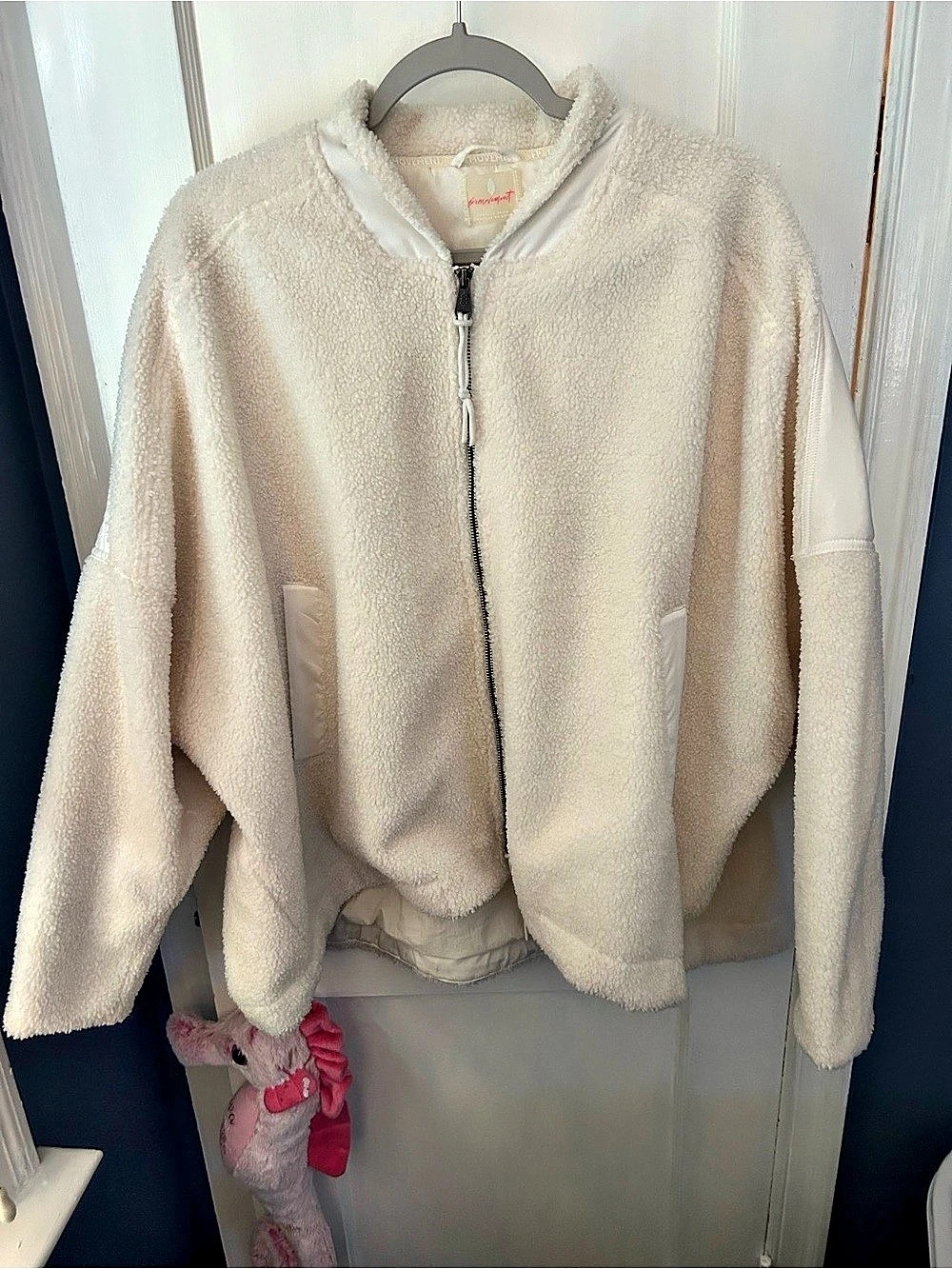 Free Movement Cream Fleece Jacket Like New